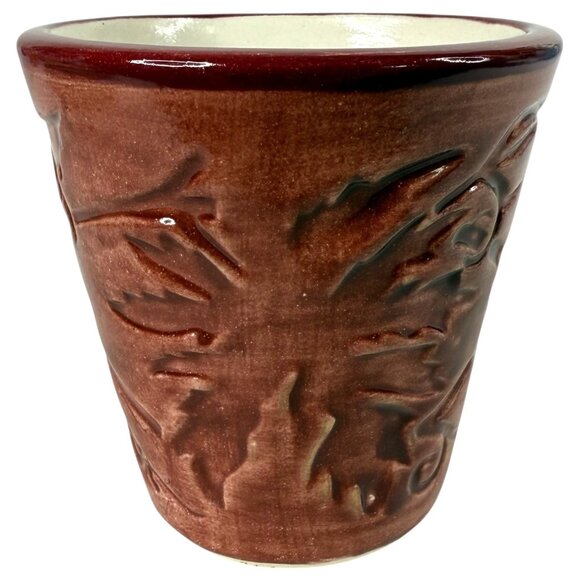 2 Fioriware Jardinware Grape Garland Embossed Leaf Coffee Mugs Twisted Handles - Picture 3 of 12